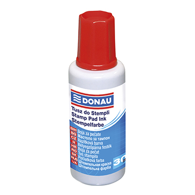 Штемпельна фарба 30мл 7808001PL-F04 червона (12) (DONAU)